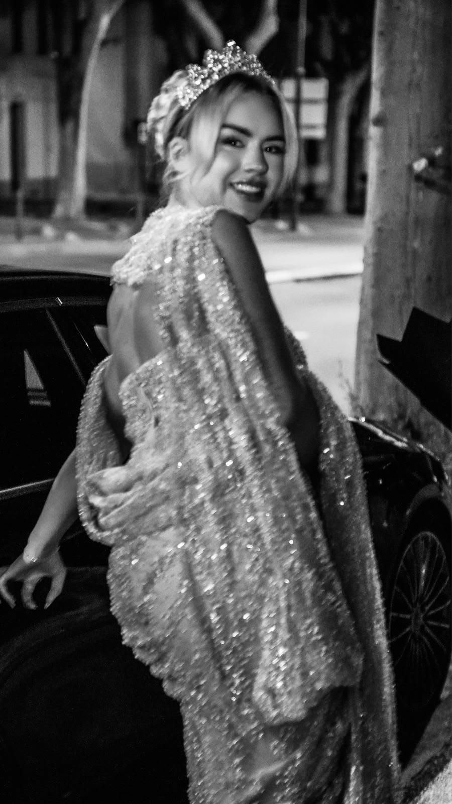 Robe de soirée brodée